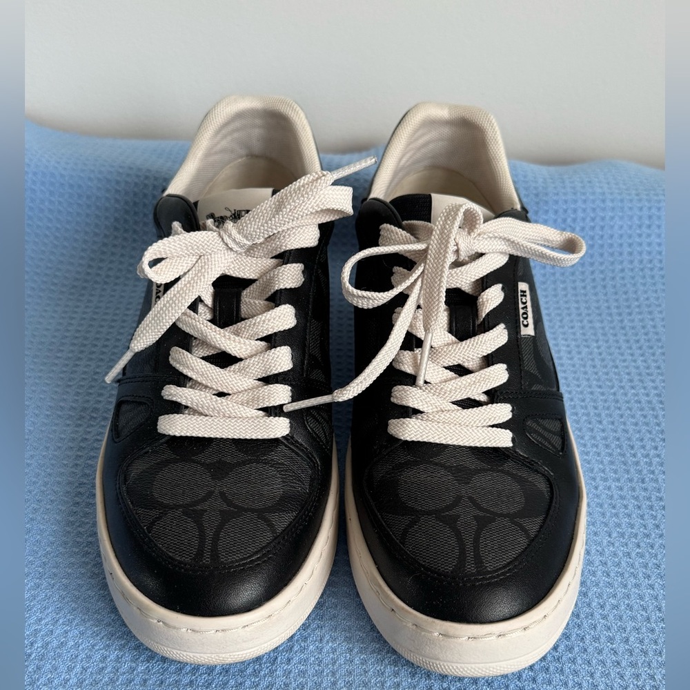 Coach Black Signature Cavas Sneakers